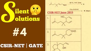 Ene ReactionPericyclic reactionsCSIRNET June 2019 chemistry solutionsSilent Solutions [upl. by Einnahpets]