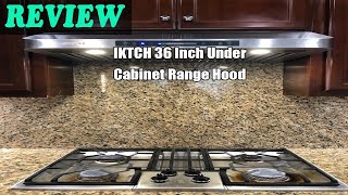 IKTCH 36 Inch Under Cabinet Range Hood  Review 2022 [upl. by Emmalee]