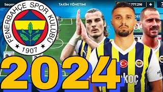 DLS FENERBAHÇE 2024 YAMASI GÜNCEL KADRO 🔥 Bonucci Çağlar Krunic ⭐ [upl. by Notsnhoj]