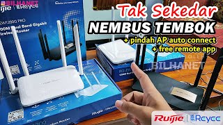 Membangun WIFI MESH dengan Ruijie Reyee RGEW1200G PRO  EW1200 [upl. by Gehman]