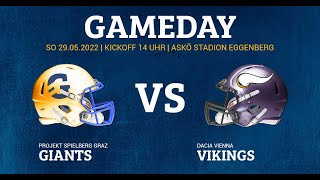 AFL PROJEKT SPIELBERG Graz Giants vs Dacia Vienna Vikings [upl. by Budding61]