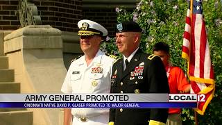 Local Elder HS grad US Army General David P Glaser promoted to Major General [upl. by Feinleib42]