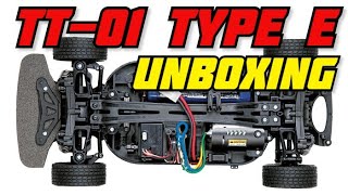 Unboxing Tamiya TT01 Type E Buggyra Fat Fox Euro Truck Kit [upl. by Swenson]