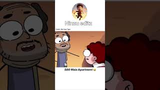 500 Wala Apartment 😂 funnyvideos funnymemes funnyreels funnyanimation notyourtype [upl. by Lebiralc]