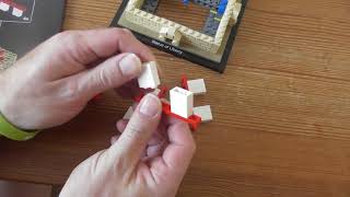 Building Lego Architecture Statue of Liberty SET 21042 PART 1 [upl. by Anoblav894]