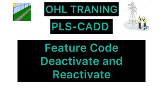 PLSCADD II How to Deactivate and Reactivate Feature Code in PLSCADD II FEATURE CODE II SURVEY II [upl. by Ahsiel]