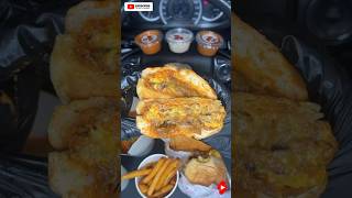 ASMR DoubleDecker Chicken Burger Challenge youtubeshorts food shortfood foodblogger fastfoodie [upl. by Airalav]