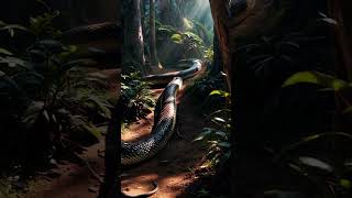 Snake move in forest snake AI shorts snake [upl. by Iaverne]