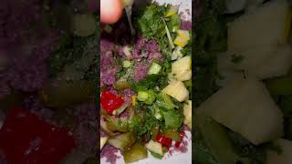 salata keşfetteyiz recipe kısırtarifi şalgam diyet pastasalad cooking food salad salatata [upl. by Nnav]