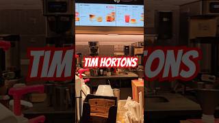 Canadian Tim Hortons 🇨🇦 Toronto [upl. by Winnifred979]