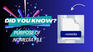 Discover the Purpose of nomedia Files Tamil nomedia file didyouknow hideunnecessaryfiles [upl. by Peers]