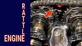 Timing Chain Noise  diagnose amp replacement  Mercedes [upl. by Niatsirk]