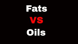 Comparison Between Fats and Oils [upl. by Kamila]