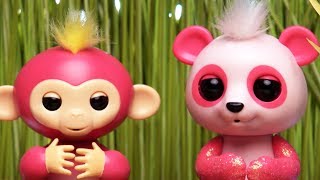 The Fingerlings Show  Cute Panda Fingerling Talks to Bella  Toy Play [upl. by Atteloc]