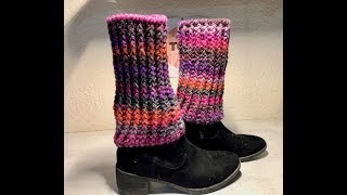 Tuto jambières au crochet [upl. by Kurtzman]