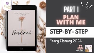 Plan with me  Step by Step  2024 Yearly Planning [upl. by Farron]