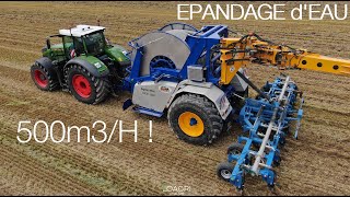 💧😱EPANDAGE dEAU CHARGÉE sans TONNE après ENSILAGE  FENDT 1050 amp AGROMETER  MARTEL  💪 [upl. by Demy]