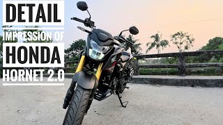 First time Honda Hornet 20 in Bangladesh  Owner First Impression Review  Sajid Rahman [upl. by Inesita]