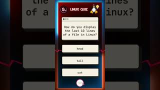 How do you display the last 10 lines of a file in Linux quiz linuxfilesystem facts [upl. by Gridley]