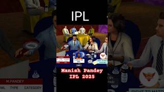 Manish Pandey ipl shortvideo ipl25 ipl shorts [upl. by Ibocaj]