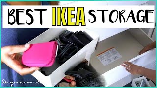 Organize with me  BEST STORAGE for Ikea Alex and Malm dresser [upl. by Margette]