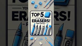 Top 5 Erasers Every Serious Artist Should Own shorts [upl. by Ainej]