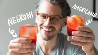 The Negroni and the Americano  easy cocktails with Campari [upl. by Zigmund701]