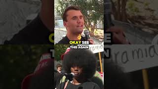 Is she a VICTIM of misinformation😱🔥 charliekirk debate [upl. by Hnilym]