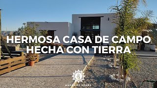 Familia Construye Su Casa De Campo HECHA DE TIERRA [upl. by Nerak]