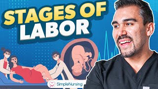 Stages of Labor Nursing  Maternity 4 Stages and their Phases Memory Tricks [upl. by Anuahsed]