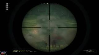 Operation Flashpoint 2 Dragon Rising LUCKIEST SNIPER SHOT EVER [upl. by Alimrahs571]