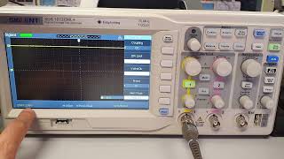 Siglent Oscilloscope DC voltage measurement Procedure [upl. by Anali]