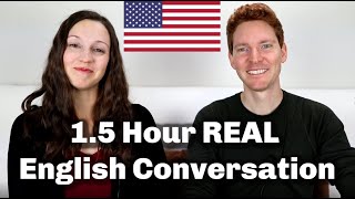 15 HOUR English Conversation Lesson [upl. by Pinkham634]