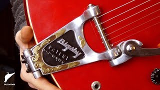 Bigsby Tailpiece Engraving and Inlay [upl. by Nnahgaem]