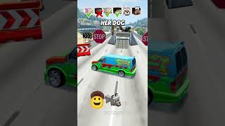 Help Me Get My Crush Attention In A Car Brake Test Challenge 😥 shorts beamngdrive [upl. by Bowyer]