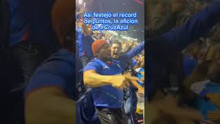 Así festejó el récord de puntos la afición de CruzAzul futbol ligamx [upl. by Spracklen]