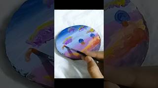 DIY Painting on wood😱🪵shorts woodpainting painting subscribe [upl. by Jeffcott]