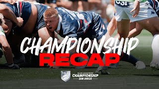 2024 Major League Rugby Championship  Extended Highlights  Major League Rugby [upl. by Aleacem792]