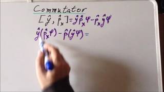 Commutator position and momentum along different axes derivation [upl. by Legra]