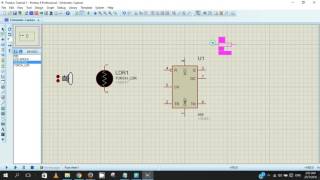 PROTEUS TUTORIAL 1 STREET LIGHT USING LDR [upl. by Berga601]