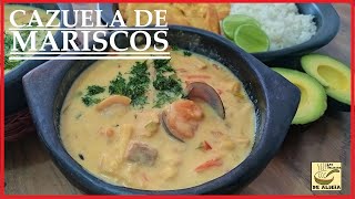 CAZUELA DE MARISCOS  RECETAS COLOMBIANAS [upl. by Noyrb709]