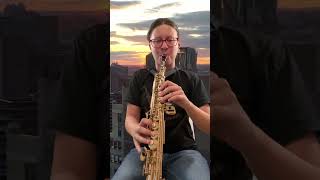 A dreamy Dawn 😊🎷 saxophonist 100daysofpractice classicalmusic shorts [upl. by Akeemahs]