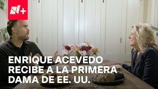 Entrevista de Jill Biden primera dama de EE UU con Enrique Acevedo  En Punto [upl. by Anihtyc392]