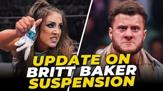 Update On Britt Bakers AEW Suspension [upl. by Micheline]