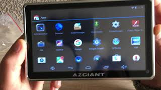 Navi LKW  PKW Test AZGIANT 7” Zoll Multifunktional LKW Navigation Tablet Android 16 GB [upl. by Iduj]