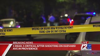 1 dead 1 critically wounded in Providence shooting [upl. by Agate760]