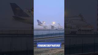 🥶✈️Saudia Cargo B747F DeIcing Frankfurt Airport d98flyer b747 deicing frankfurtairport saudia [upl. by Eleaffar]