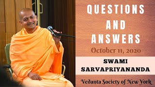 Ask Swami with Swami Sarvapriyananda  October 11th 2020 [upl. by Naihtsirc503]