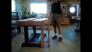 V8 Degree wedge powered workbench The leg vice [upl. by Orsay]