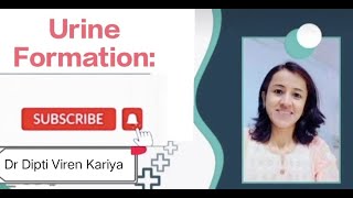 Urine Formation  Excretory System  Renal Physiology  Dr Dipti Viren Kariya [upl. by Akienahs840]